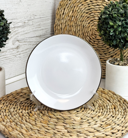 Тарілка Intrendo десертна Gasto Golden 19 см rim white IN0019GAS